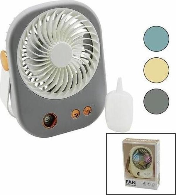 Su Spreyli Masaüstü USB Mini Fan - Image 1
