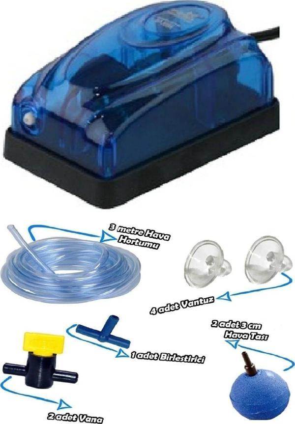 Aqua Speed Akvaryum Hava Motoru 5W Süper Set - Image 1