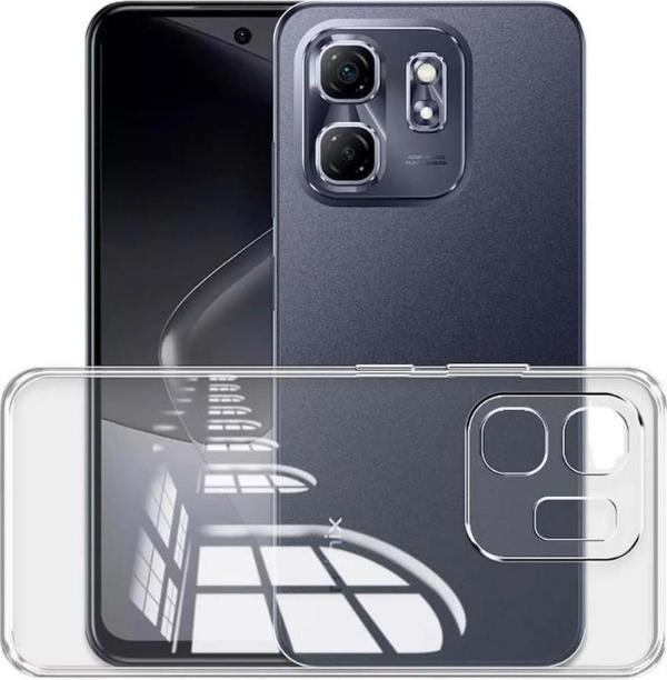 Infinix Smart 9 Kılıf Kamera Korumalı Silikon Şeffaf Kapak - Image 1