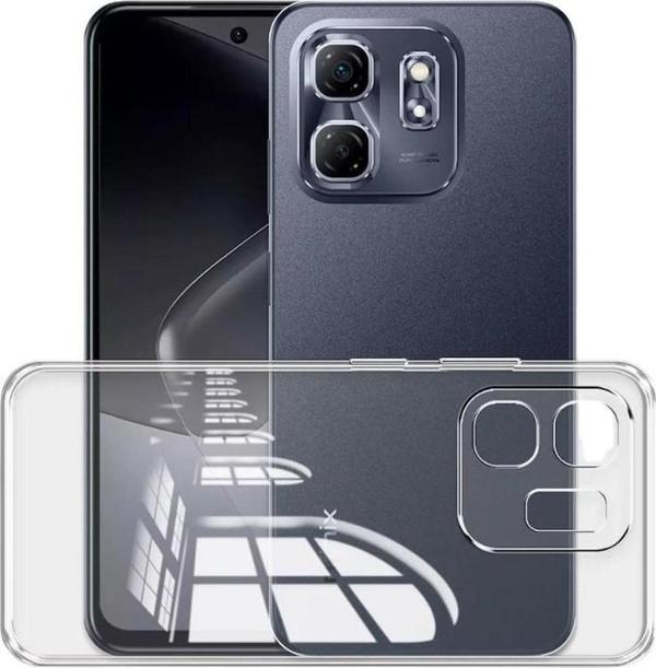 Infinix Hot 50i Kılıf Silikon Şeffaf Kapak - Image 1