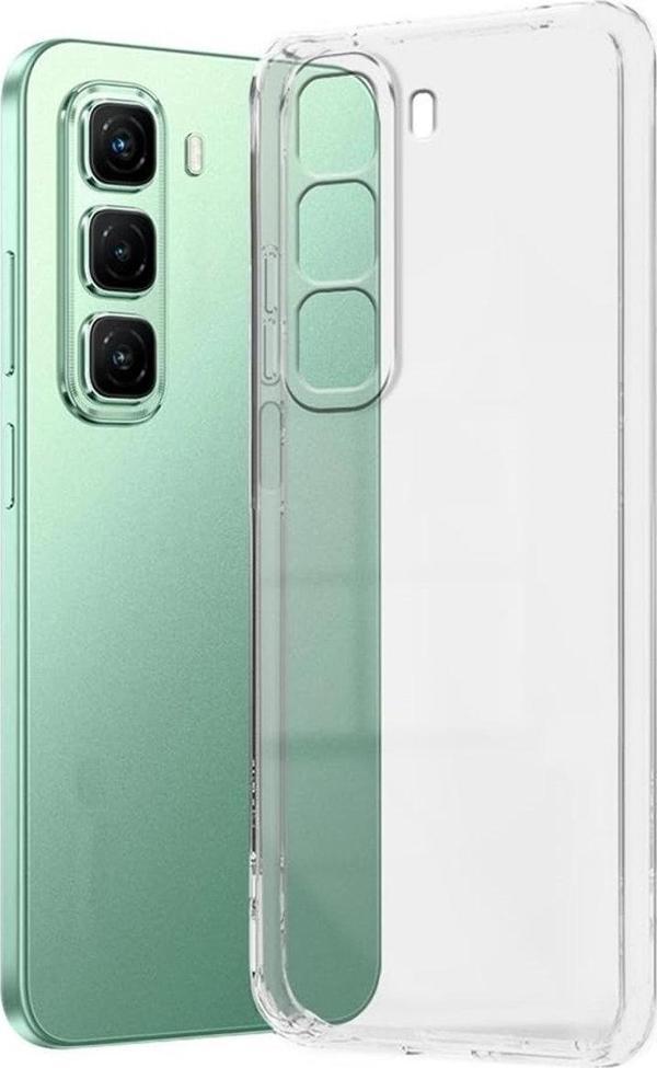 Infinix Hot 50 Pro Kılıf Silikon Şeffaf Kapak - Image 1