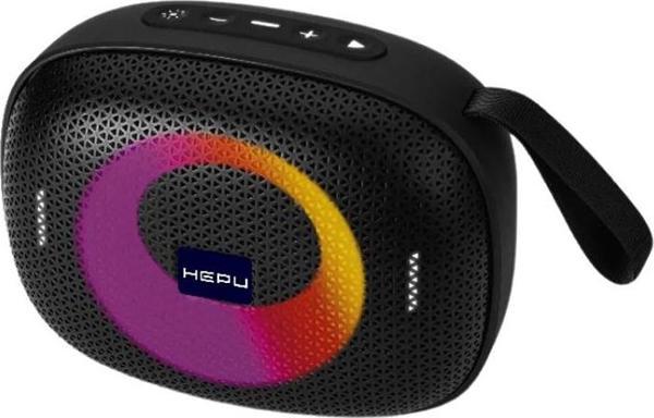 HEPU HP-S08 8W Taşınabilir Kablosuz Bluetooth Hoparlör - Image 1