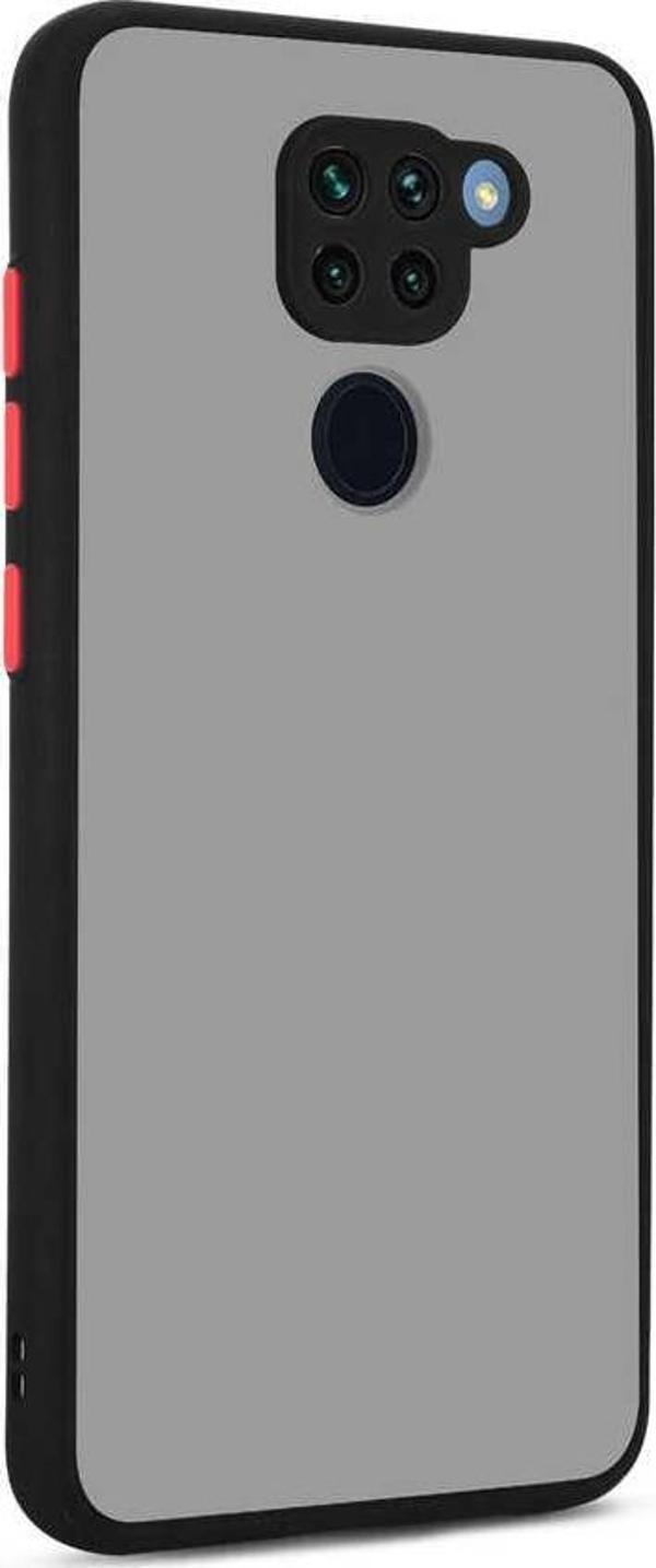 Xiaomi Redmi Note 9 Uyumlu Kamera Korumalı Darbeye Karşı Dayanıklı Arkası Mat Silikon Kılıf - Image 1