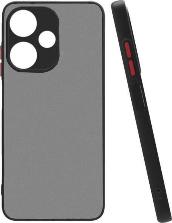 İnfinix Hot 30 Uyumlu Kamera Korumalı Darbeye Karşı Dayanıklı Arkası Mat Silikon Kılıf - Image 1