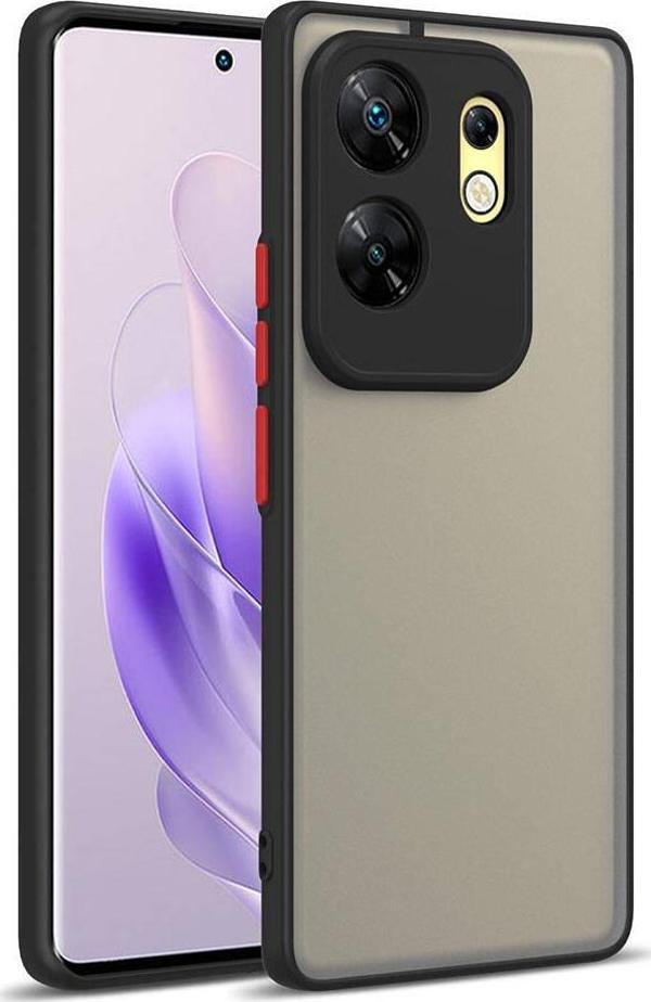 İnfinix Zero 30 4G Uyumlu Kamera Korumalı Darbeye Karşı Dayanıklı Arkası Mat Silikon Kılıf - Image 1