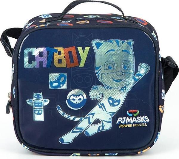 Me Team PJ MASKS POWER HEROES ERKEK ÇOCUK OKUL BESLENME ÇANTASI LACİVERT 23429 - Image 1