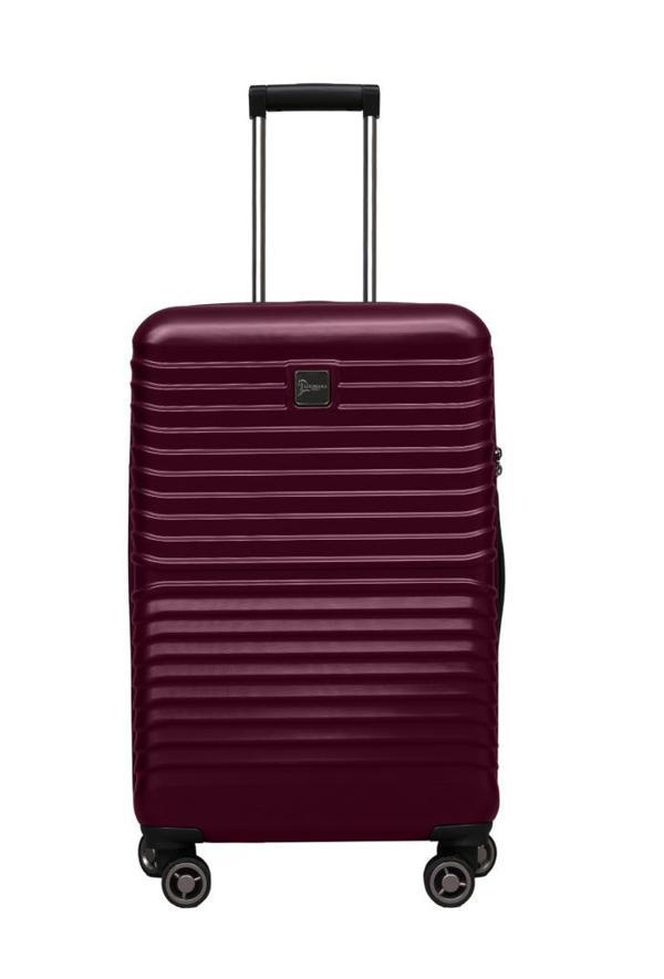 Orta Boy %100 Polikarbon Valiz Bordo 1811 - Image 1