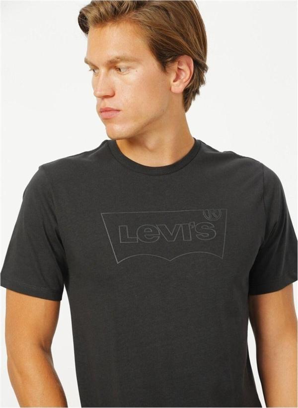 Levi's Erkek Housemark Graphıc Tee Siyah T-Shirt - 22489-0330 - Image 1