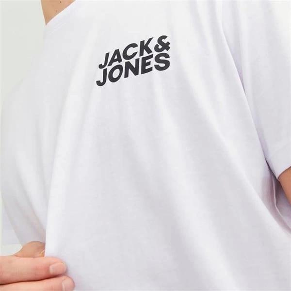 12151955 Bisiklet Yaka Baskılı Erkek T-Shirt Beyaz - Image 1