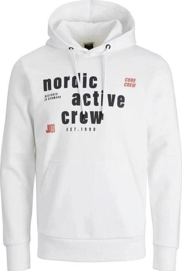 Baskılı Kapüşonlu Sweatshirt - Image 1
