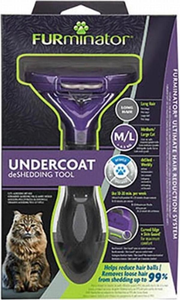 Furminator Undercoat Longhair M/l(UZUN TÜYLÜ KEDİLER İÇİN) (ORİJİNAL) - Image 1