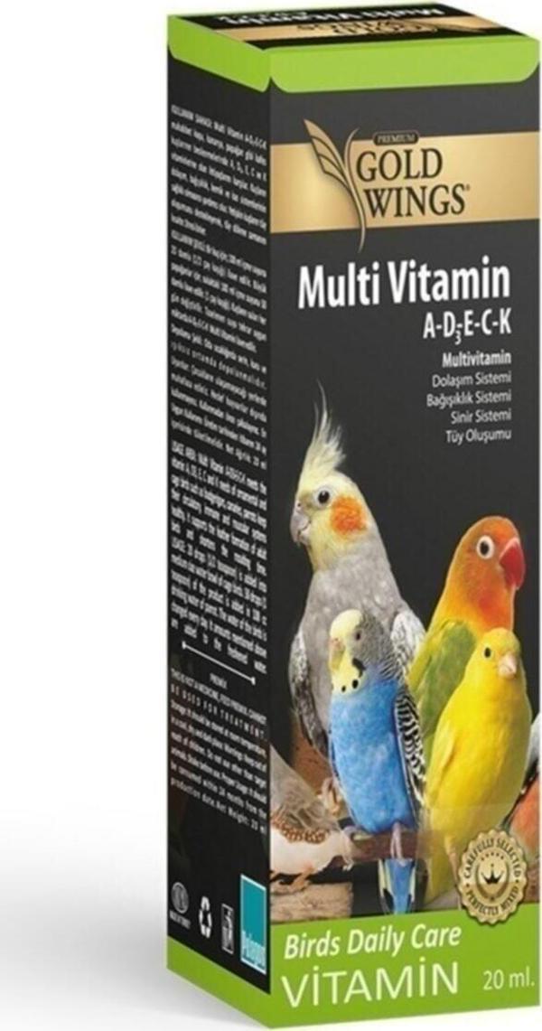 Gold Wings Multivitamin (TÜY OLUŞUM DESTEK.) 20cc - Image 1