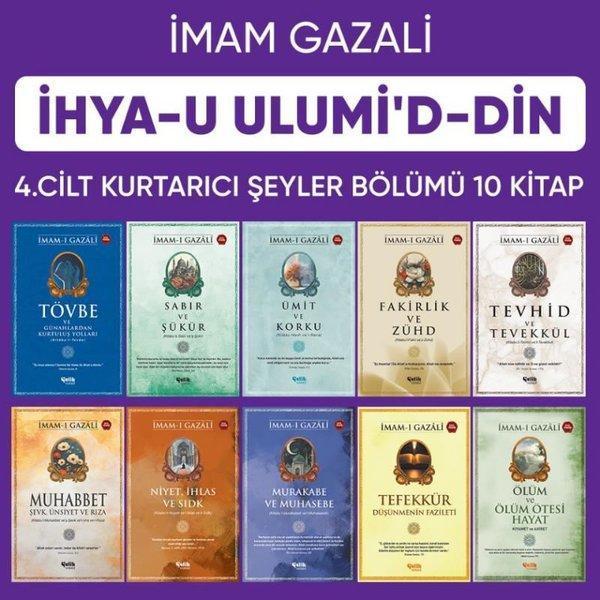 İhya-u Ulumiddin 4. Cilt  Kurtarıcı Şeyler Bölümü Serisi Seti - 10 Kitap Takım - Çelik Yayınevi - Image 1