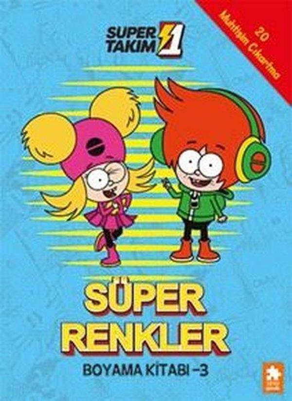 Süper 1 Takım - Süper Renkler Boyama Kitabı 3 - Eksik Parça Yayınları - Image 1