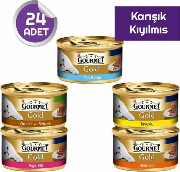 Gourmet Gold Kıyılmış Kedi Konservesi KARIŞIK PAKET - Image 1