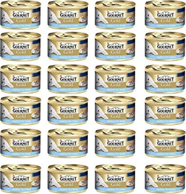 Gourmet Gold Kıyılmış Ton Balıklı Konserve Kedi Maması - 85 Gr X 24 Adet - Image 1