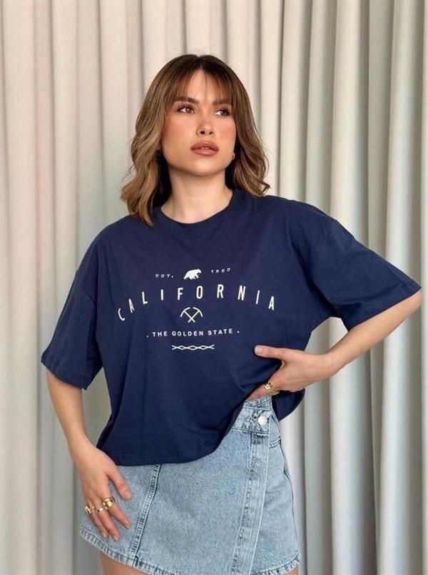 Clfrn Baskılı Kadın T-Shirt - Image 1