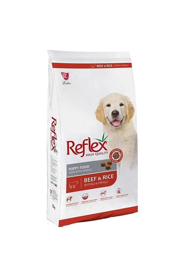 Reflex Biftekli ve Pirinçli Yavru Köpek Maması 15kg - Image 1