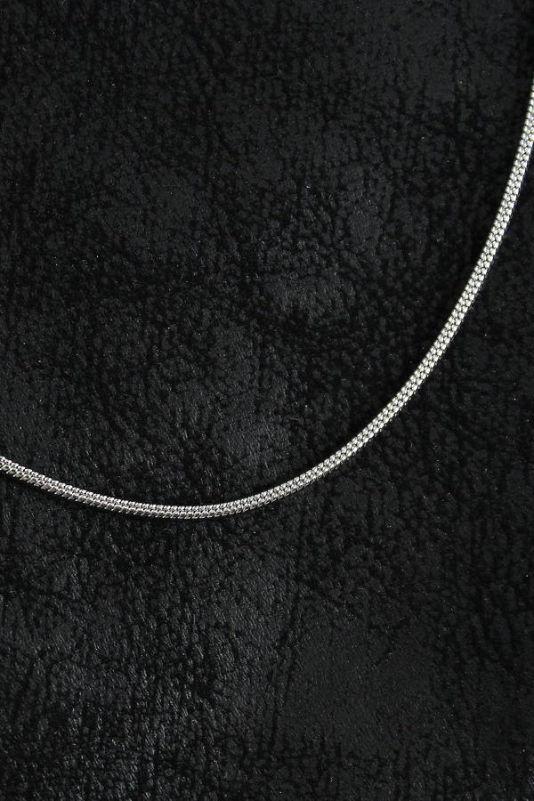 Bakımlı Erkek için Silver Çelik Örme Zincir Stil Kolye - Image 1