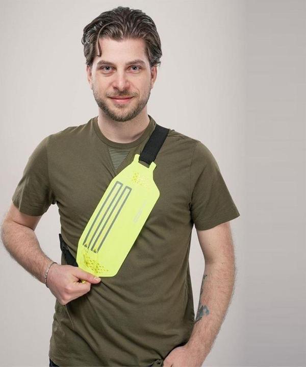 ÇÇS 17714 Bel Çantası Polyester Sport Bel Çantası Sarı - Image 1