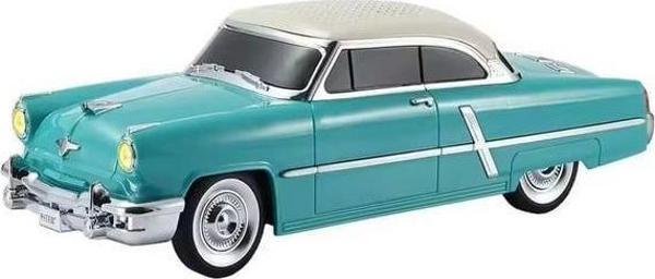 Rose WS-1957 Araba Görünümlü Taşınabilir Şarjlı Bluetooth Hoparlör - Turkuaz - Image 1