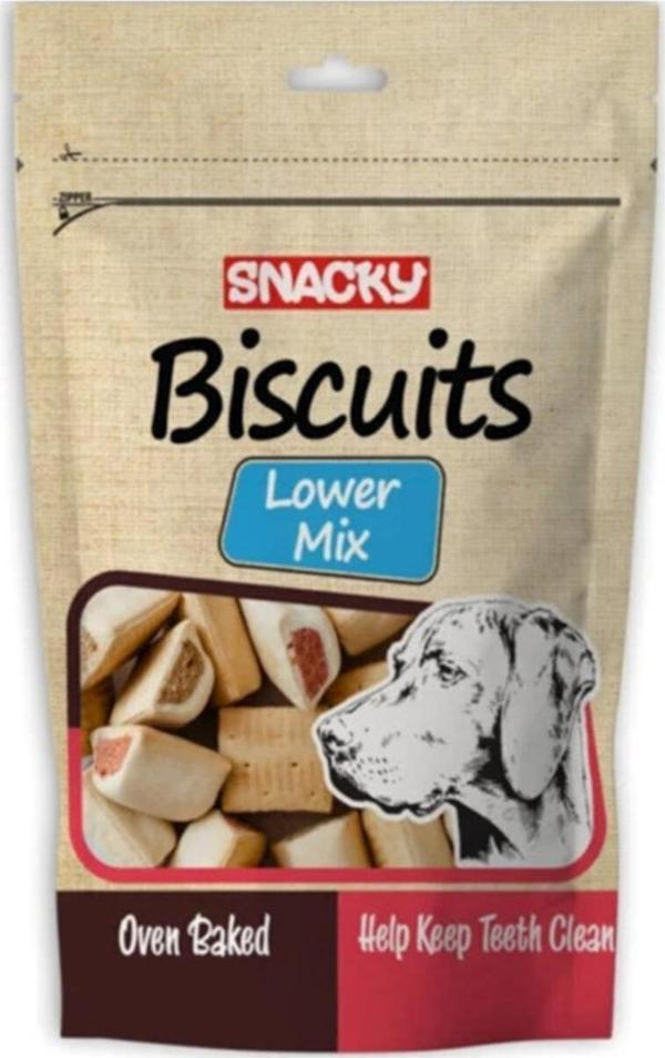 Snacky Biscuits Lover Mix Köpek Ödül Bisküvisi 200 Gr - Image 1