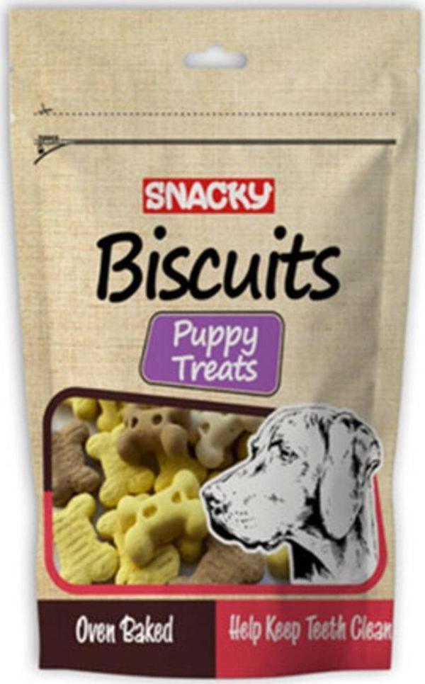 Snacky Biscuits Puppy Treats Yavru Köpek Ödül Bisküvisi 200 gr - Image 1