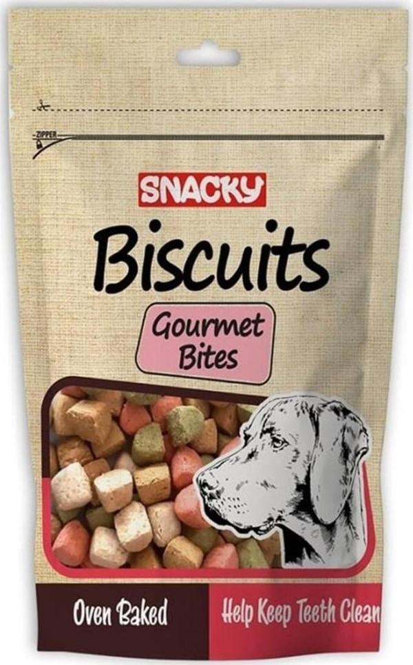 Snacky Gourmet Bites Köpek Ödül Bisküvisi 200 gr - Image 1