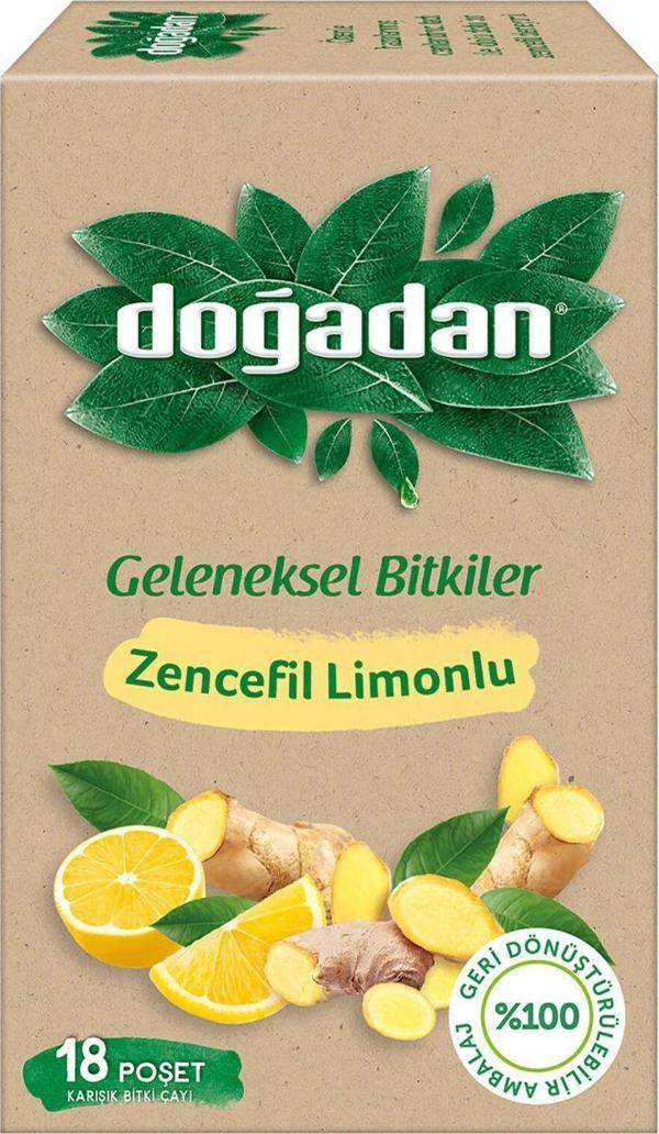 Limon Zencefil Poşet Çay x 6 Paket - Image 1