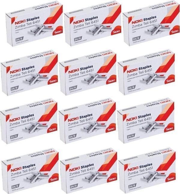 Büyük Zımba Teli No:24/6 1000'li X 12 Paket - Image 1