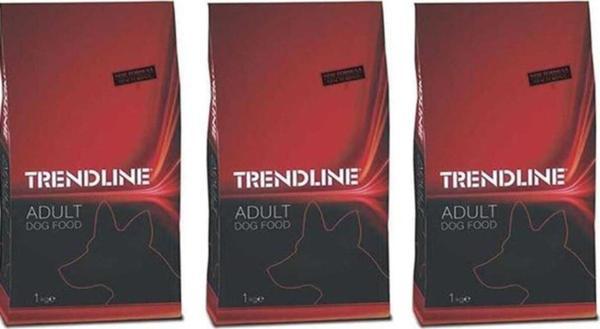 Trendline Dog Kuzu Etli Yetişkin Köpek Maması 1 Kg 3'lü Set - Image 1