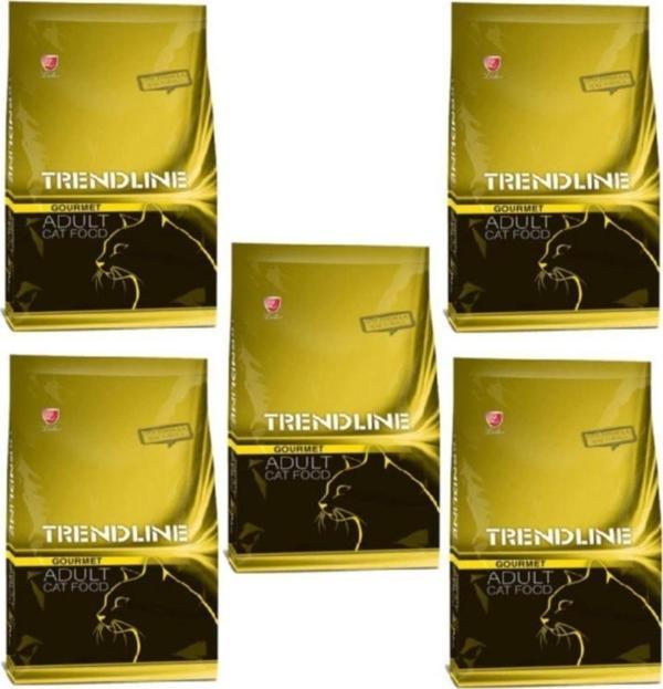 Trendline Gourmet Kedi Maması - 1 kg x 5 Adet - Image 1