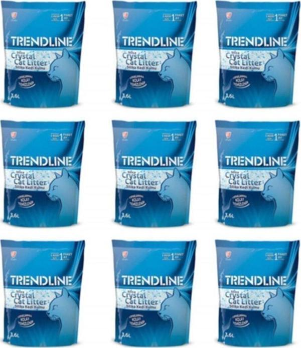 Trendline Silika Kristal 3.6 lt 9'lu Paket Kedi Kumu - Image 1