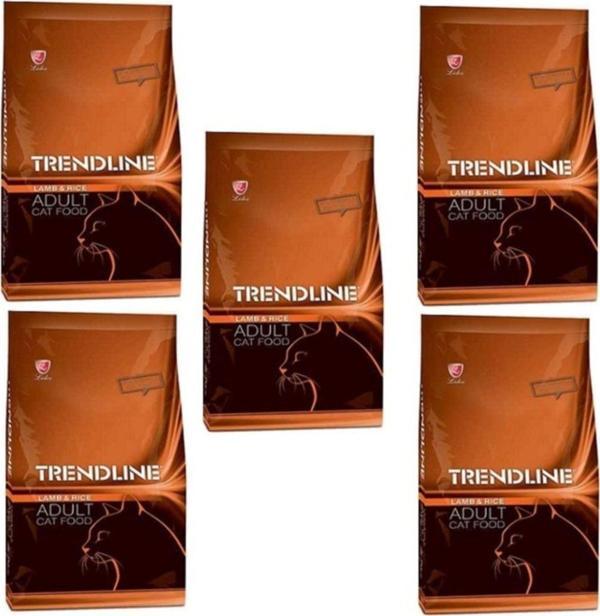Trendline Kuzu Etli Kedi Maması - 1 kg x 5 Adet - Image 1