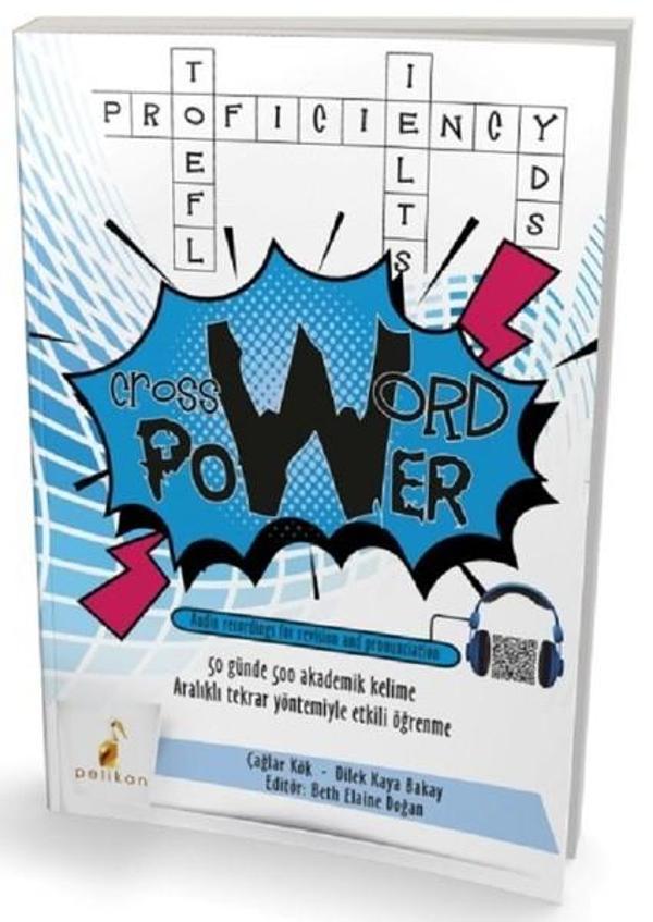 Crossword Power 50 Günde 500 Akademik Kelime - Pelikan Yayınları - Image 1