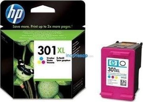 HP CH564EE (301XL) 1050/2050 3 Renkli Kartuş - Image 1