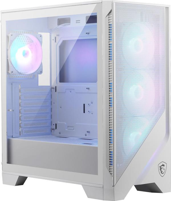 MSI MAG Forge M320R Airflow White 3x120mm ARGB Fan USB 3.2 ATX Mid-Tower Beyaz Gaming (Oyuncu) Kasa - Image 1