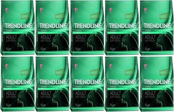 Trendline Sterilised Tavuklu Kısır Kedi Maması 1 kg 10 Adet - Image 1
