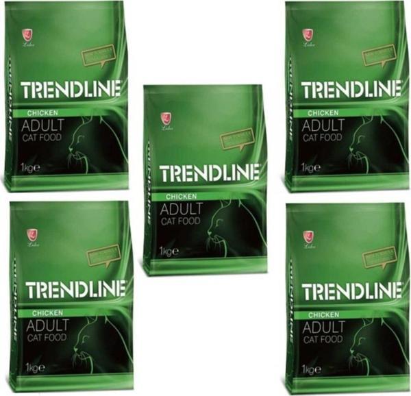 Trendline Tavuklu Kedi Kuru Maması - 1 kg x 5 Adet - Image 1