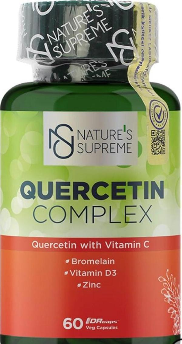  Nature's Supreme Quercetin Complex 60 Kapsül - Image 1