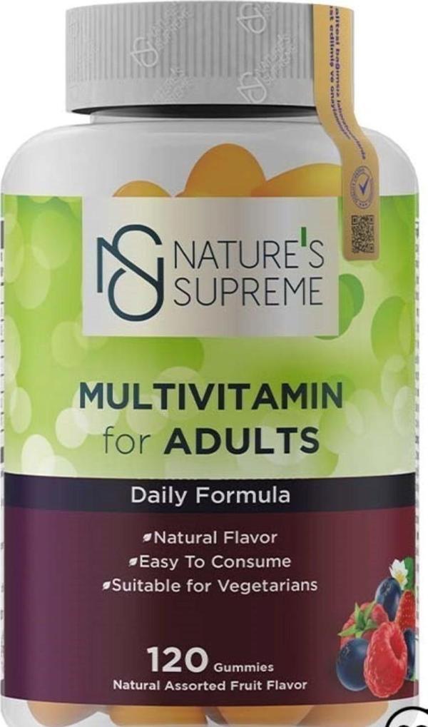 Nature's Supreme Gummies Multivitamin for Adults 120 Çiğnenebilir Form - Image 1