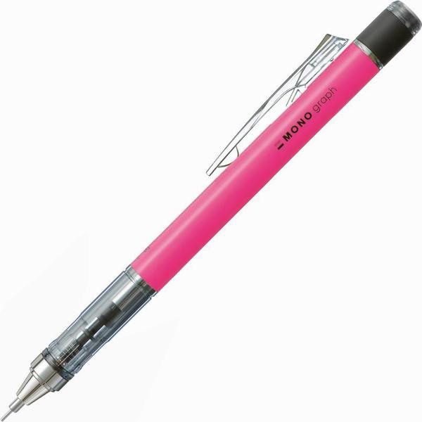 Tombow Mono Graph 0.7mm Mekanik Kurşun Kalem Neon Pembe / MG 83R7 - Image 1