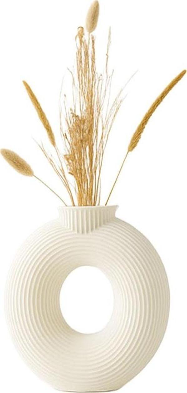 Modern Dekoratif Halka Vazo - Image 1