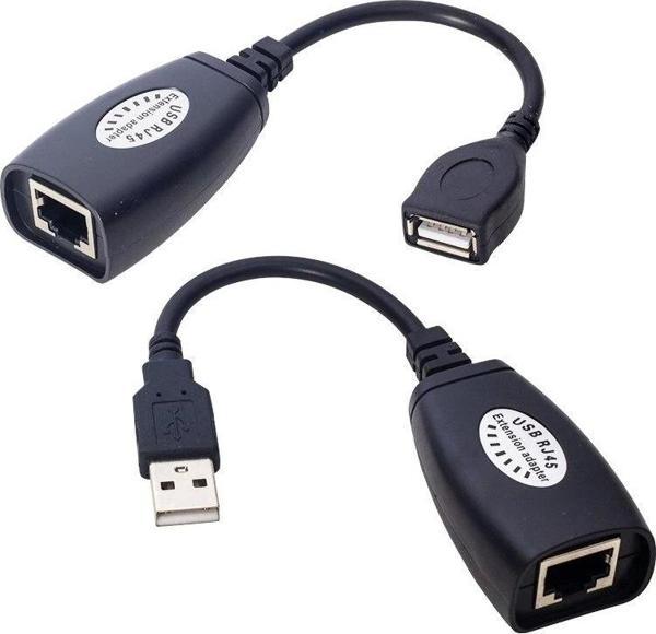 Usb Rj 45 50 Metre Uzatma Kablosu Extender - Image 1
