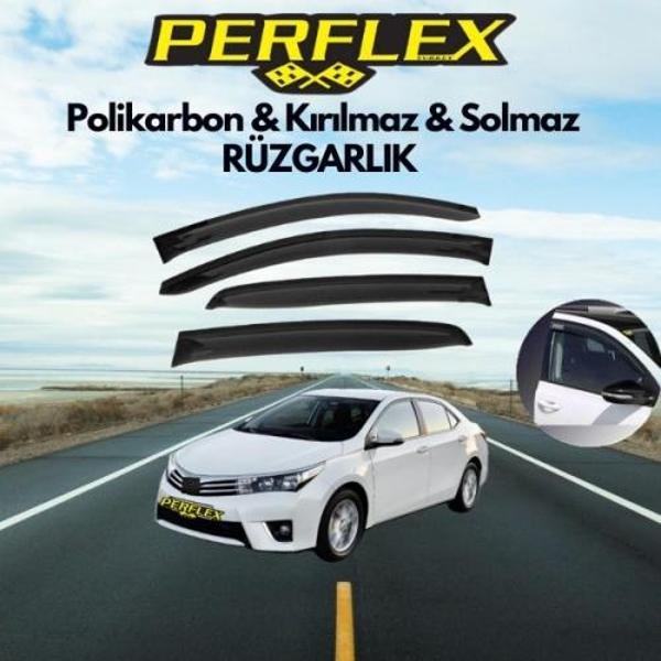 Perflex Polikarbon Kırılmaz Rüzgarlık V2 Mugen Toyota Corolla 2013+ - Image 1