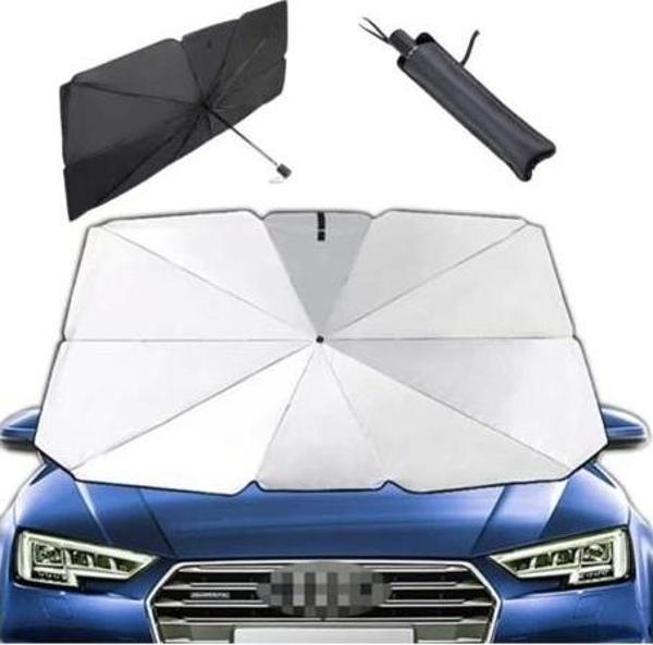 Araba Güneş Gölge Koruyucu Şemsiye Oto Ön Cam Güneşlik(145cm*79cm) - Image 1