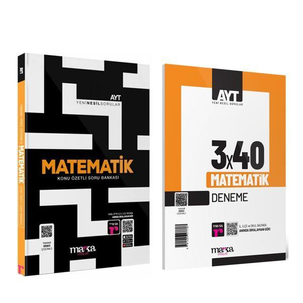 Marka Yayınları AYT Matematik Soru ve Deneme Seti 2 Kitap - Akm Kitap - Image 1