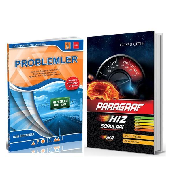 Apotemi Problemler ve Hız Renk Paragraf Soru Bankası Seti 2 Kitap - Akm Kitap - Image 1