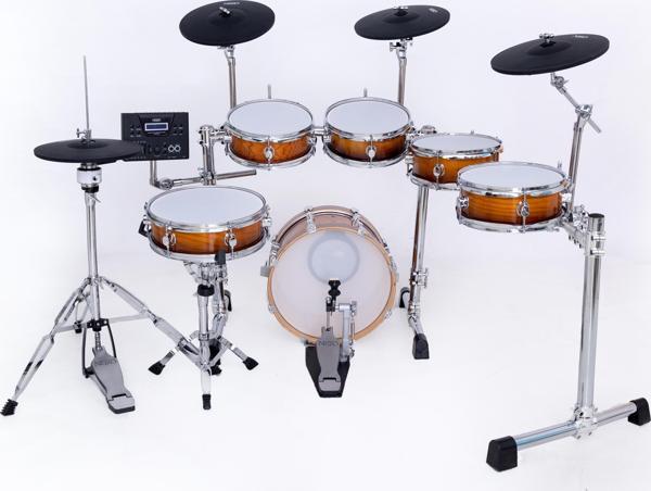 NEW NEİRO NDDS-720 PARLAK AHŞAP SB DİJİTAL BATERİ SETİ - Image 1
