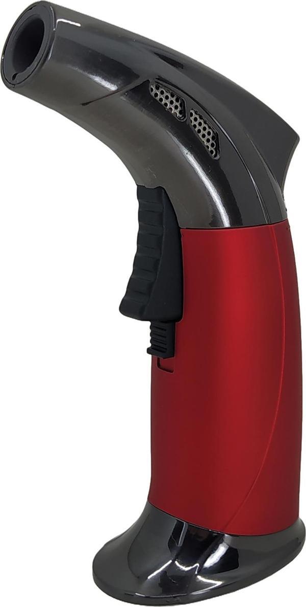Hedyex Wans Tourch Turbo Jet Pürmüz Çakmak Kırmızı BS-203 - Image 1